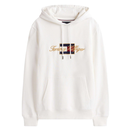 Sweat en coton blanc fantaisie pourvu d'un col...