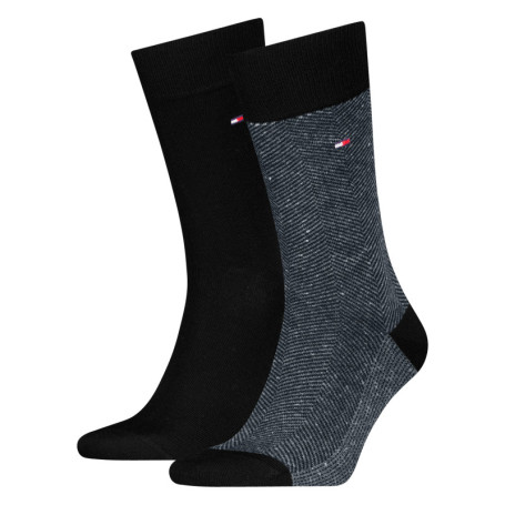 Lot de 2 paires de chaussettes en coton mélangé...