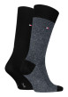 Thumbnail Lot de 2 paires de chaussettes en coton mélangé noires coupe haute - Image 2