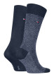 Thumbnail Lot de 2 paires de chaussettes en coton mélangé marine coupe haute - Image 2