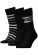 Thumbnail Lot de 3 paires de chaussettes noires fantaisie coupe haute