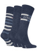 Thumbnail Lot de 3 paires de chaussettes bleues fantaisie coupe haute - Image 2