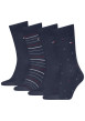 Thumbnail Lot de 4 paires de chaussettes marine fantaisie coupe haute