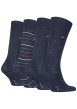 Thumbnail Lot de 4 paires de chaussettes marine fantaisie coupe haute - Image 2