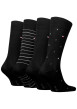 Thumbnail Lot de 4 paires de chaussettes noires fantaisie coupe haute - Image 2