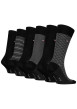 Thumbnail Lot de 6 paires de chaussettes noires fantaisie coupe haute - Image 2