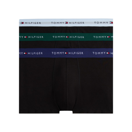 Lot de 3 boxers classiques en coton noirs avec...