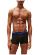 Thumbnail Lot de 3 boxers classiques en coton noirs avec taille élastiquée - Image 3