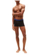 Thumbnail Lot de 3 boxers classiques en coton noirs avec taille élastiquée - Image 6