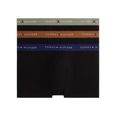 Lot de 3 boxers classiques en coton noirs avec...