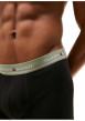 Thumbnail Lot de 3 boxers classiques en coton noirs avec taille élastiquée - Image 5