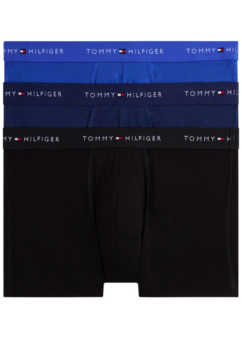 Lot de 3 boxers classiques en coton multicolores avec taille élastiquée