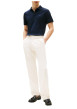 Thumbnail Polo en coton marine avec un col à rabats et des manches courtes - Image 6