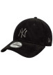 Thumbnail Casquette 9Forty® en coton noire strapback aspect velours côtelé