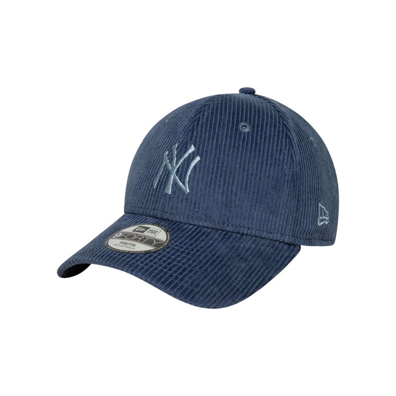 New Era - Casquette 9forty® En Coton Bleue Strapback Aspect Velours Côtelé - Bleue New Era - Casquette 9forty® En Coton Bleue Strapback Aspect Velours Côtelé - Bleue
