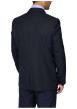 Thumbnail Veste de costume en laine mélangée bleue marine unie à coupe ajustée - Image 4
