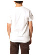 Thumbnail T-shirt en coton blanc imprimé avec un col rond et des manches courtes - Image 2