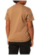 Thumbnail T-shirt en coton camel imprimé avec un col rond et des manches courtes - Image 2