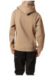 Thumbnail Sweat beige uni avec un col à capuche et une poche traversante - Image 2