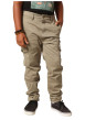 Thumbnail Pantalon Cargo en coton kaki coupe slim avec multiples poches