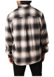 Thumbnail Chemise en coton noire coupe droite avec un motif à carreaux - Image 2