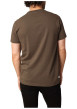 Thumbnail T-shirt en coton marron avec un col rond et des manches courtes - Image 2