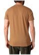 Thumbnail T-shirt en coton camel avec un col rond et des manches courtes - Image 2