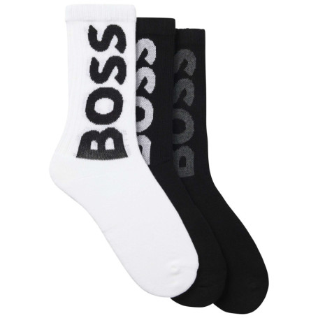 Lot de 3 paires de chaussettes coupe haute en...
