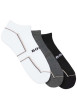 Thumbnail Lot de 3 paires de chaussettes en coton multicolores à coupe basse