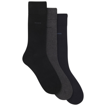 Lot de 3 paires de chaussettes en coton...