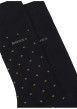 Thumbnail Lot de 2 paires de chaussettes en coton noires à coupe haute - Image 2