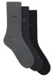 Thumbnail Lot de 3 paires de chaussettes en coton multicolores à coupe haute