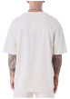 Thumbnail T-shirt écru avec un imprimé sur le torse un col rond et des manches courtes - Image 2