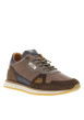 Thumbnail Baskets en cuir camel avec un talon plat cranté à fermeture slip-on - Image 9