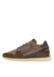 Thumbnail Baskets en cuir camel avec un talon plat cranté à fermeture slip-on - Image 8