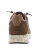 Thumbnail Baskets en cuir café avec un talon plat imprimé à fermeture slip-on - Image 12