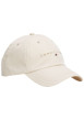 Thumbnail Casquette en coton biologique écrue unie avec nom iconique brodé à l'avant