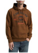 Thumbnail Sweat en coton mélangé camel imprimé fantaisiste avec un col à capuche - Image 2