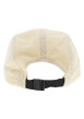 Thumbnail Casquette strapback en coton beige en velours côtelé avec un patch logo - Image 2