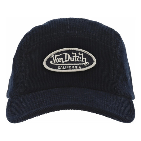 Casquette strapback en coton bleue marine en...
