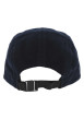 Thumbnail Casquette strapback en coton bleue marine en velours côtelé avec un patch logo - Image 2