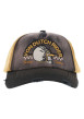 Thumbnail Casquette strapback en coton moutarde aspect vintage avec de la broderie