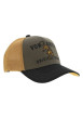 Thumbnail Casquette trucker tricolore ajustable avec un tigre brodé à l'avant - Image 3