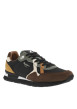 Thumbnail Baskets de running à talon plat avec un intérieur en cuir marron - Image 3