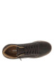 Thumbnail Tennis marron à talon plat avec des lacets et un zip latéral extérieur - Image 4