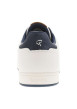 Thumbnail Tennis blanches à talon plat avec la marque en relief et des lacets blancs - Image 6
