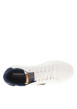 Thumbnail Tennis blanches à talon plat avec la marque en relief et des lacets blancs - Image 4