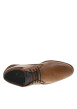 Thumbnail Bottines en cuir cognac avec un talon décroché bas et des lacets - Image 4