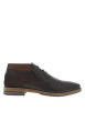 Thumbnail Bottines en cuir brunes avec un talon décroché bas et des lacets - Image 2