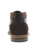 Thumbnail Bottines en cuir brunes avec un talon décroché bas et des lacets - Image 12